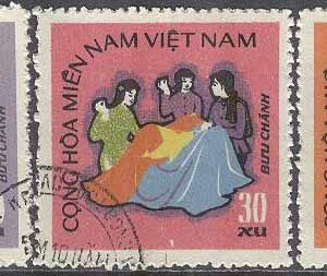 Vietnam Vietcong – M   39-41 Republiken Syd Vietnam 2 år, 3 olika