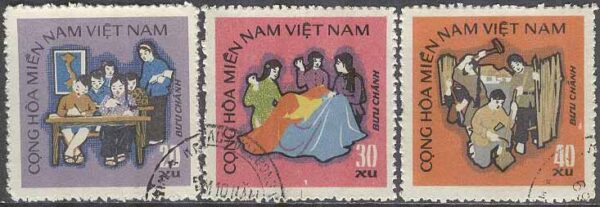 Vietnam Vietcong - M   39-41 Republiken Syd Vietnam 2 år, 3 olika