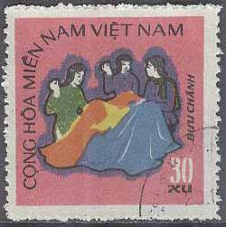 Vietnam Vietcong – M   40 Republiken Syd Vietnam 2 år, märke
