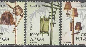 Vietnam – M 3320-3322 I Lampor av Bambu, 3 kpl **