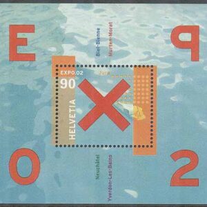 Schweiz – M BL  32 Landsutställningen EXPO 02, Block **