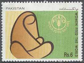 Pakistan – M 1015 Världsnäringsdagen 1998, 1 kpl **