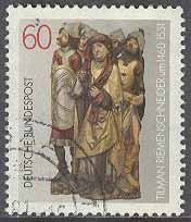 Tyskland – M 1099 Tilman Riemenschneider, bildhuggare och snidare, 1 kpl