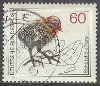 Tyskland – M 1102 Fåglar – Sothöna kyckling – Djurskydd, 1 kpl