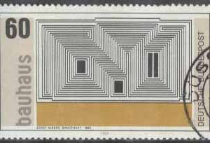 Tyskland – M 1165 Walter Gropius 100 år – Arkitekt – Bauhaus, märke