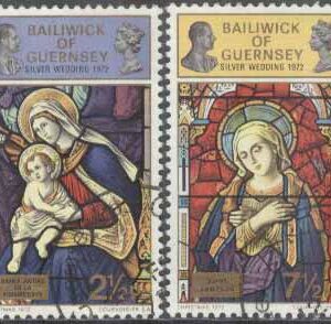 Guernsey – M   71-74 Jul 1972 – Konst – Kungaparets silverjubileum, 4 kpl