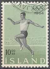 Island – F  424 OS i Tokyo 1964 – Tresteg, 1 kpl