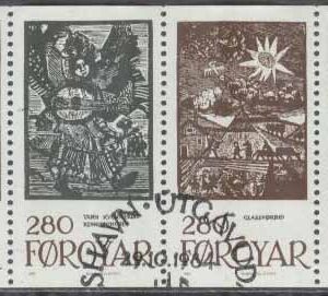 Färöarna – F  108-113 Sagomotiv, 6-strip kpl