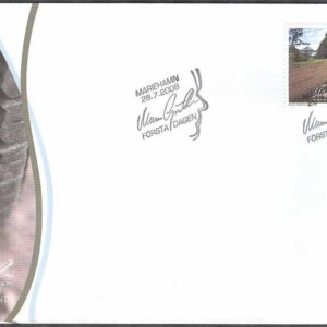 Åland – FDC 2008-07-26 – Mitt Åland – Marcus Grönholm – Landskap, 1 kpl Vinjett 1