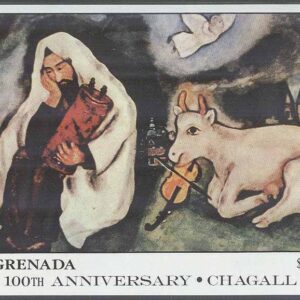 Grenada – M BL 174 Konst – Marc Chagall 100 år, Block **