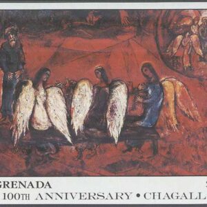 Grenada – M BL 178 Konst – Marc Chagall 100 år, Block **