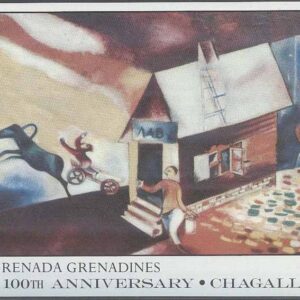 Grenada Grenadines – M BL 123 Konst – Marc Chagall 100 år, Block **