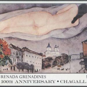 Grenada Grenadines – M BL 124 Konst – Marc Chagall 100 år, Block **