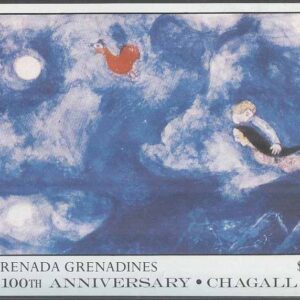 Grenada Grenadines – M BL 125 Konst – Marc Chagall 100 år, Block **