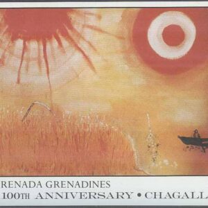 Grenada Grenadines – M BL 131 Konst – Marc Chagall 100 år, Block **