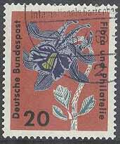 Tyskland – M  395 Internat. Blomster utställning 20 Pf, märke