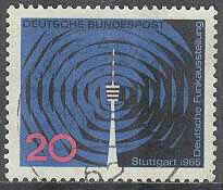 Tyskland – M  481 Tysk Radio utställning i Stuttgart 1965, 1 kpl