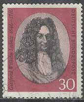 Tyskland – M  518 Gottfried Wilhelm Leibniz, filosof, 1 kpl