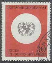 Tyskland – M  527 FN – UNICEF 20 år 1966, 1 kpl