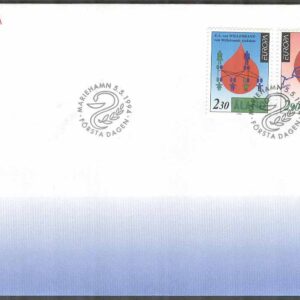 Åland – FDC 1994-05-05 – Europa CEPT 1994 Upptäckter, 2 kpl Vinjett 1