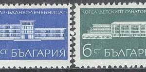 Bulgarien – M 1965-1968 Kurorter bla Barnsanatorium i Kotel – Byggnader, 4 kpl **