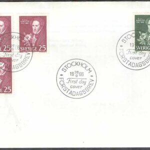 Sverige – FDC 1966-09-26 – CJL Almquist, 4 kpl