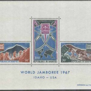 Dahomey – M BL   9 Scouting – Världsträff i Idaho 1967, Block **