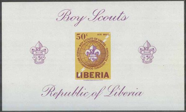 Liberia - M BL  32 B Scouting 1965, Block **