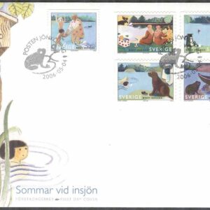 Sverige – FDC 2006-05-04 – Sommar vid insjön, 5 kpl Vijett 1