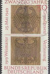 Tyskland – M  585 Bundesrepublik Deutschland 20 år, 1 kpl