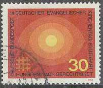 Tyskland – M  595 Tyska Evangeliska Kyrkans Dag 1969, 1 kpl