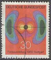 Tyskland – M  599 Internationell Teleutställning 1969, 1 kpl