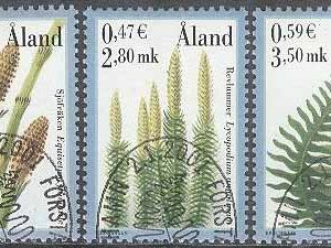 Åland – F  187-189 Sporväxter bla Stensöta, 3 kpl