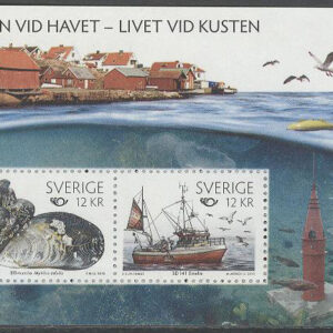 Sverige – F 2766-2767 (BL 28) Norden vid havet – Livet vid kusten, block **