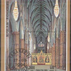 Madagaskar – M BL 259 Katedraler – Westminster Abbey, Block stpl