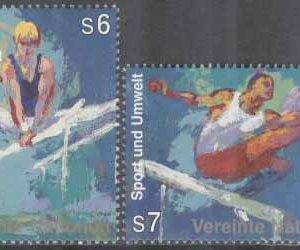 FN Wien – M  214-215 OS i Atlanta 1996 & OS 100 år, 2 kpl **