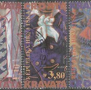 Kroatien – M  306-308 I Slipsens – Kravattens Historia, 3 kpl