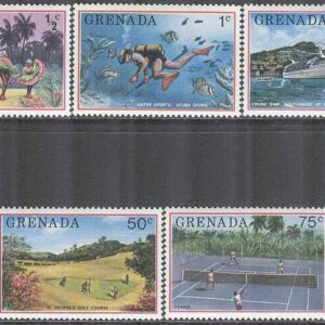 Grenada – M  733-739 Turism bla Fiske – Golf & Tennis, 7 kpl **