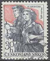 Tjeckoslovakien – M 1393 Kongress för Tjeckoslovakisk Ungdom, 1 kpl