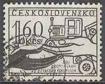 Tjeckoslovakien – M 1424 Hungerkampanj 1963, 1 kpl