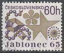 Tjeckoslovakien – M 1558 Utställningen Jablonec 1965, 1 kpl
