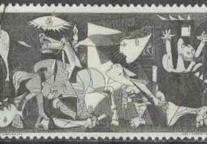Tjeckoslovakien – M 1637 Guernica, målning av Picasso, 1 kpl