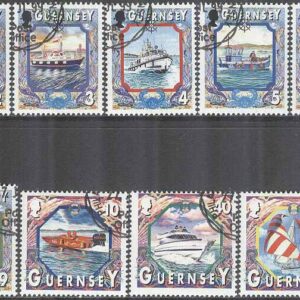 Guernsey – M  819-831 Fartyg bla Räddningsbåten Leopardess, 13 av 14