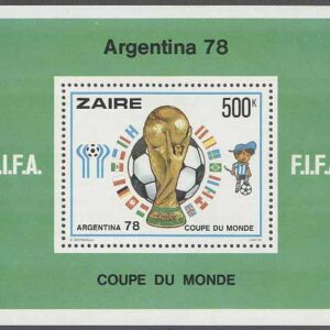 Zaire – M BL  18 VM i Fotboll i Argentina 1978, Block **