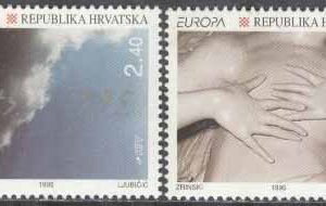Kroatien – M  319-320 Europa CEPT 1995 Fred & Frihet, 2 kpl **