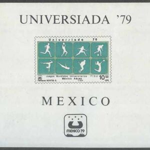 Mexiko – M BL  25 Sport – Universiaden i Mexiko City 1979 II, Block **