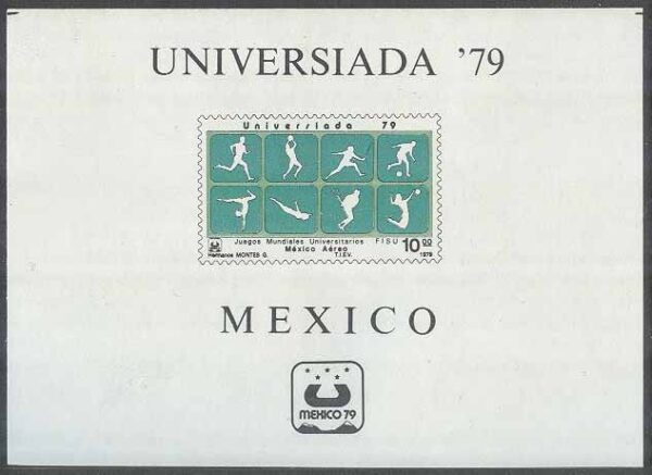 Mexiko - M BL  25 Sport - Universiaden i Mexiko City 1979 II, Block **