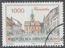 Kroatien – M  229 Kroatiska städer – Marknadsplatsen i Varaπdin, 1 kpl