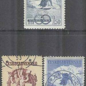 Tjeckoslovakien – M  605-607 Sport – Skidtävlingar om Tatrapokalen, 3 kpl