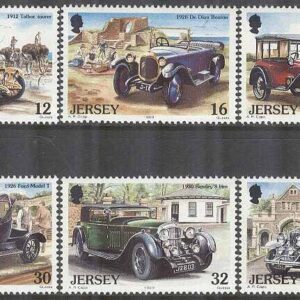 Jersey – M  457-462 Gamla Bilar I bla Cadillac 452-V 16 Fleetwood, 6 kpl **